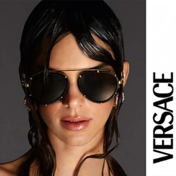 VERSACE Medusa head  Sunglasses VE2232 Dark Grey, Size 61-18/145 new with box - Picture 2 of 13